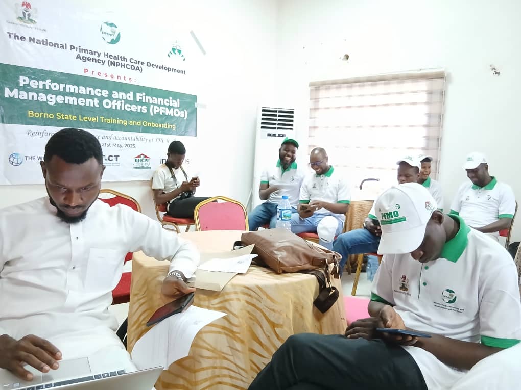 TMI_0001's tweet photo. From budget leaks to health impact, PFMOs will track expenditures, verify reports, and improve service delivery across Nigeria’s PHCs. Borno State team👏
#PFMO #UHCinNigeria #HealthReform #NPHCDA #HealthForAll #BHCPFdeywork https://t.co/QEfooPlKW6