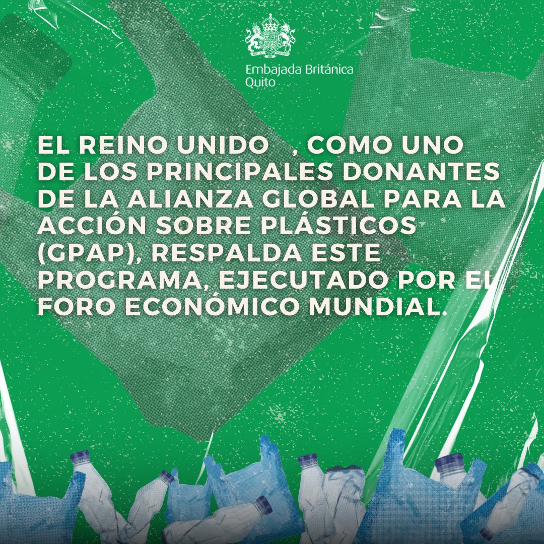 UKinEcuador's tweet image. 🌍 ¡Nueva oportunidad de financiamiento!
El @wef lanza subvenciones para proyectos del sector informal del reciclaje, como parte del Programa de Acción Plástico Inclusivo 2025 ♻️.
 ⏳ ¡Postula ya!
Detalles aquí: bit.ly/gesiuk25

#GPAP #Subvenciones #Plásticos