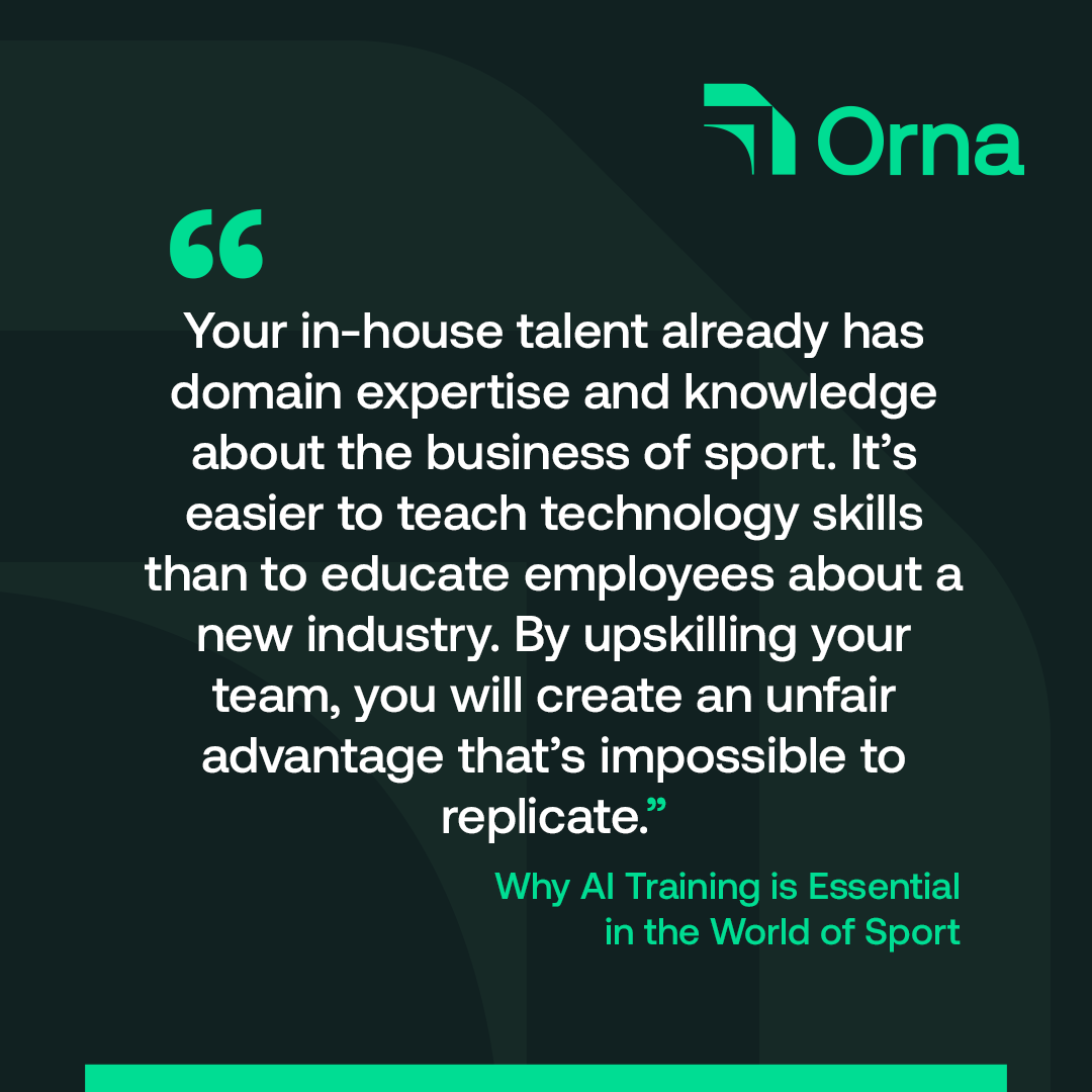 WeAreOrna's tweet photo. Investing in upskilling your team will ensure your organisation can keep up with changes in technology, especially AI, and remain competitive. https://t.co/mIEF3v3e3Q