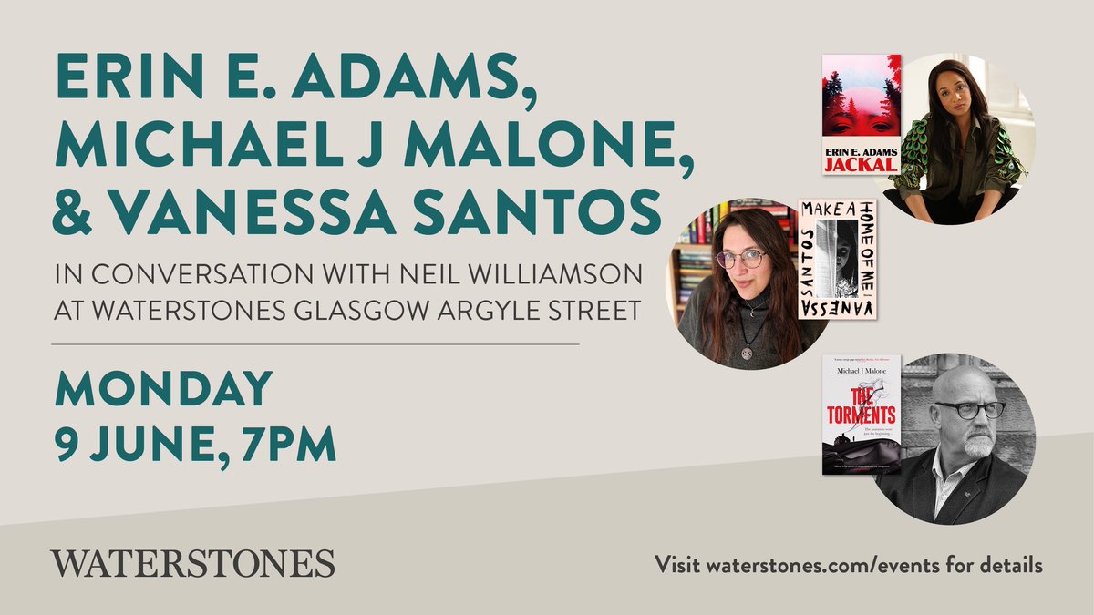 Get spooky! 💀 We are delighted to welcome a fantastic group of writers to discuss the chills &amp; thrills of horror, as Erin E. Adams, Michael J. Malone, and Vanessa Santos join us to discuss their work in a spine-tingling chat chaired by fellow author Neil Williamson.