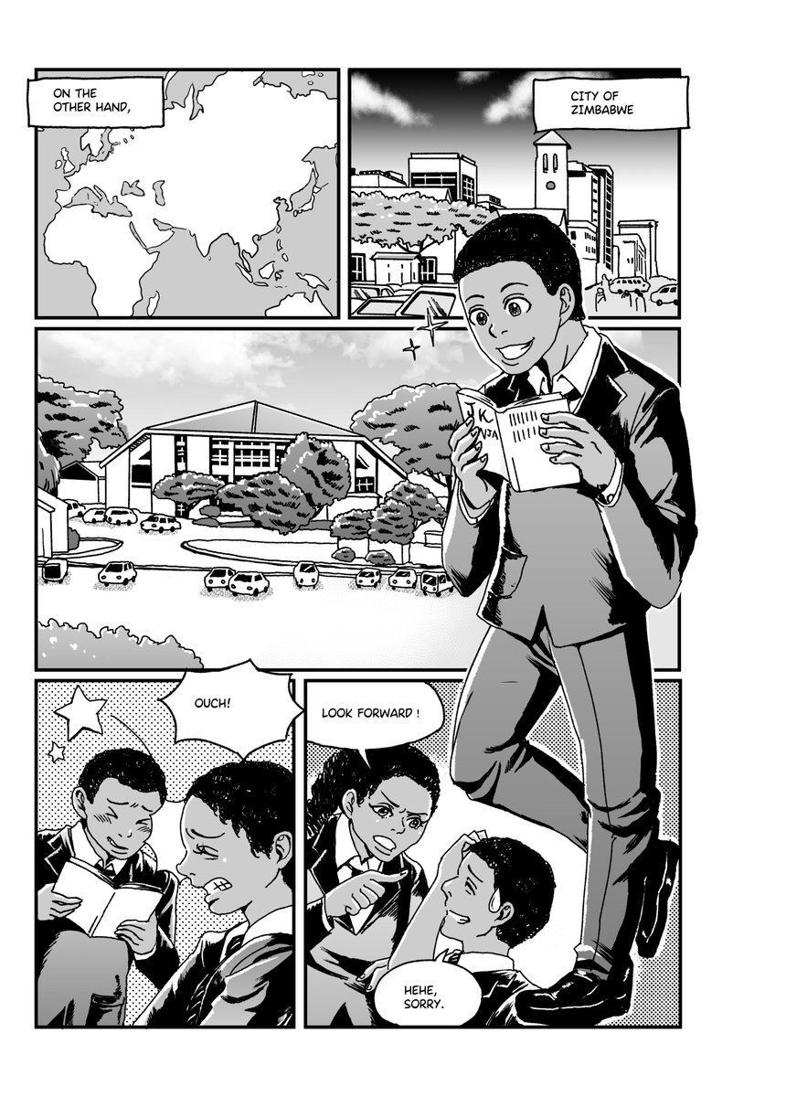 アフリカ某国→ジンバブエのイベントにマンガで参加 納品完了 