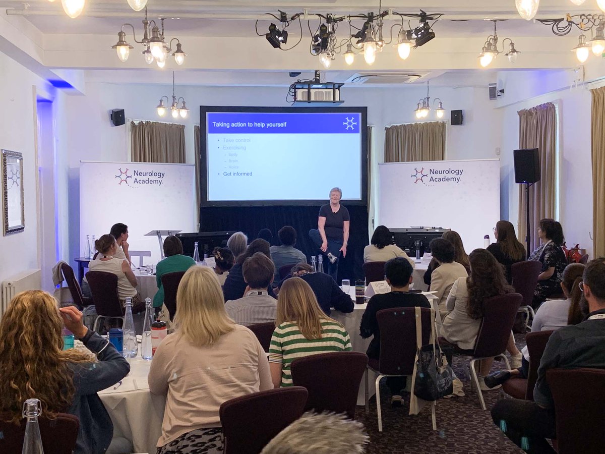 Neurology Academy (@theneuroacademy) on Twitter photo What does living with #Parkinsons really feel like? An interactive, eye-opening session with Jane Rideout from <a href="/ParkinsonsEN/">Parkinson's UK Excellence Network</a> that got everyone moving. #ParkinsonsMC What does living with #Parkinsons really feel like? An interactive, eye-opening session with Jane Rideout from <a href="/ParkinsonsEN/">Parkinson's UK Excellence Network</a> that got everyone moving. #ParkinsonsMC