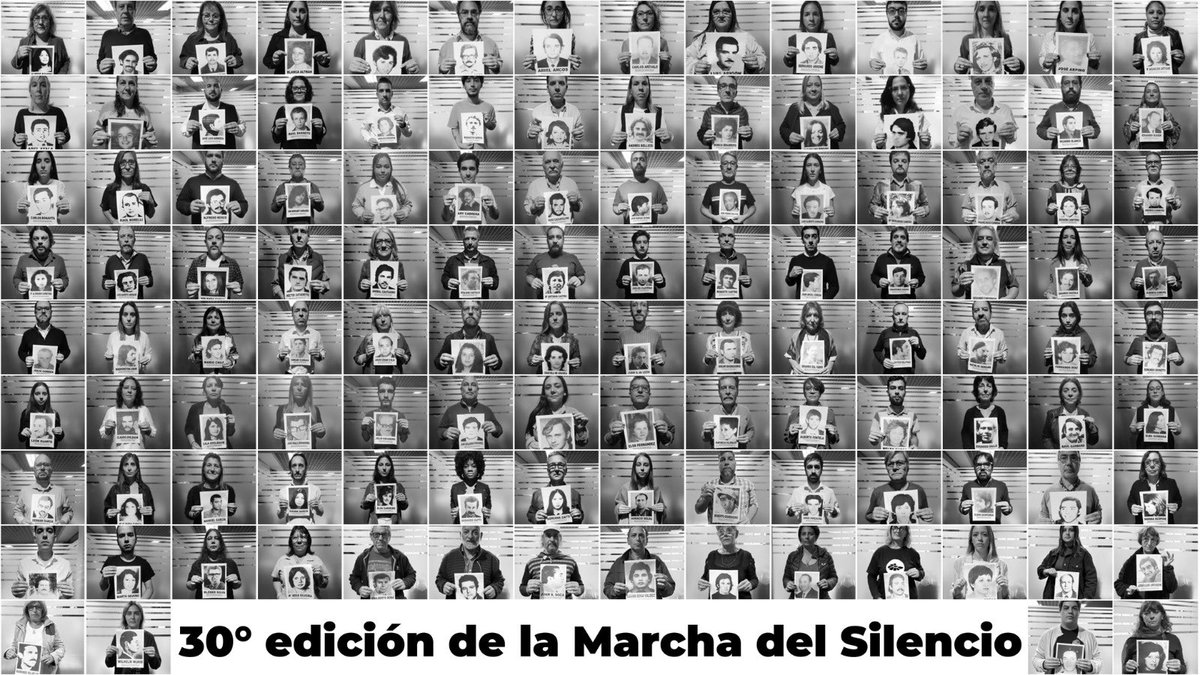 “Si eres neutral en situaciones de injusticia, has elegido el lado del opresor”

30 veces #NuncaMás.  
Memoria, verdad y justicia.

#MarchaDelSilencio