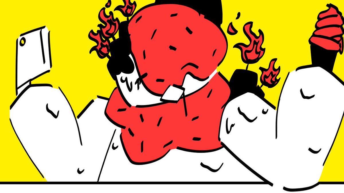 pumpkinb4tz's tweet photo. then here’s the butcher #Regretevator #regretevatorart #happycountry #crem https://t.co/tHrmt6Vusb