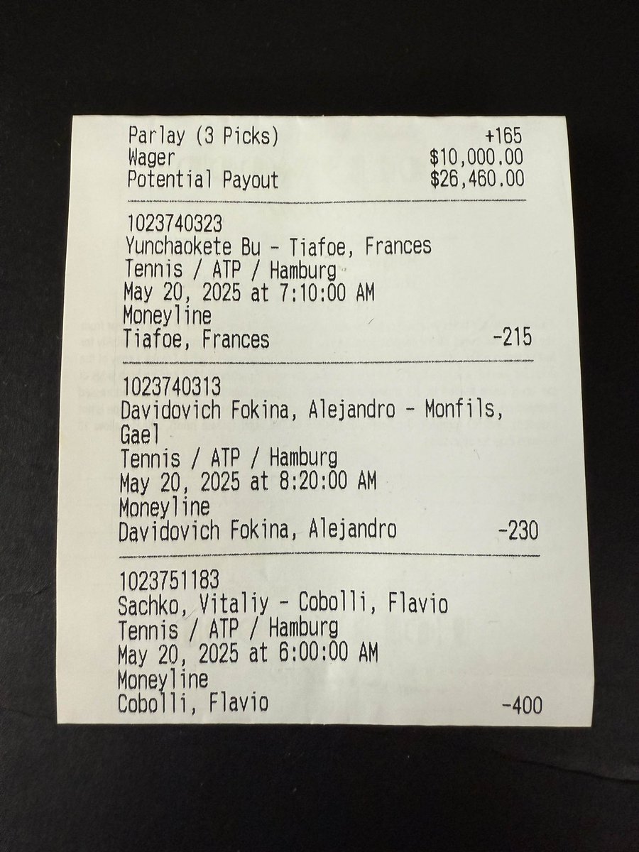 heat__archive's tweet photo. 🍀🍽️WAKE N CASH SMACKED🍽️🍀

💰🫑✅🍀ITS GREEEEEEN 🍀✅🫑💰

WE TURNED $10,000 into $26,000 🤑

WHEN YOU BET WITH HEAT ARCHIVE SLIPS, YOU ARE IN GOOD HANDS 🐐

IF YOU WANT MORE THAN JUST OUR FREE BETS HIT THE LINK IN OUR BIO 🚨

MEMBERS OF THE DISCORD HAVE ACCESS TO EVERY BET WE TAKE 🔒

SIGN UP NOW AND MAKE THOUSANDS💎

#gamblingX #GamblingTwitter #tennisbets #discord