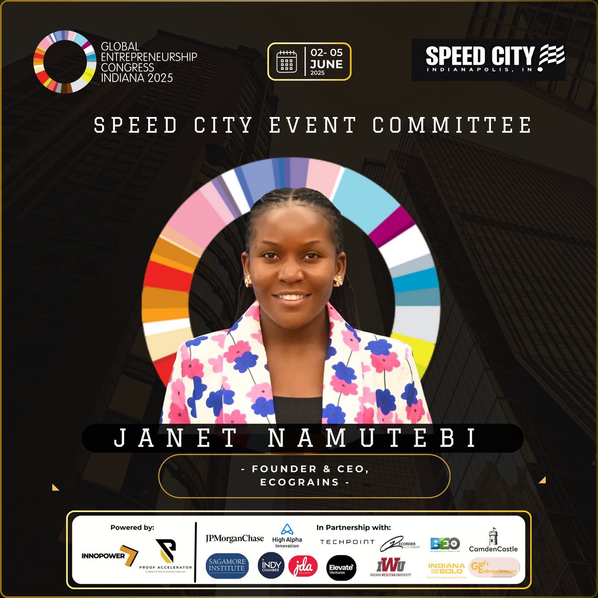 Excited to join the Global Entrepreneurship Congress (GEC) 2025, not just as an attendee, but as a member of the GEC Speed City Week: Indiana-Africa Economic Partnership Committee!

This is more than a seat at the table, it’s a chance to help shape key economic conversations and