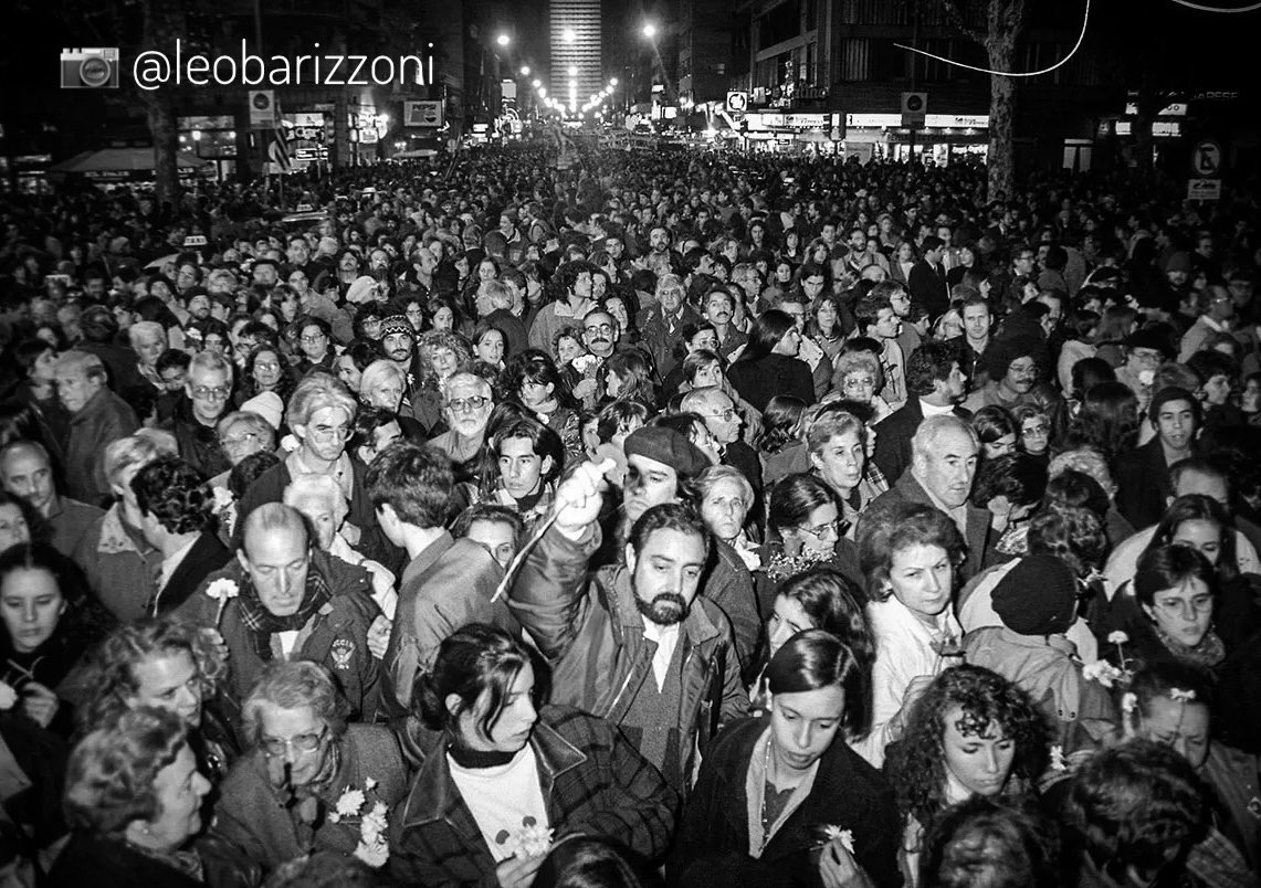 📷 Año 1996. Primera Marcha del silencio