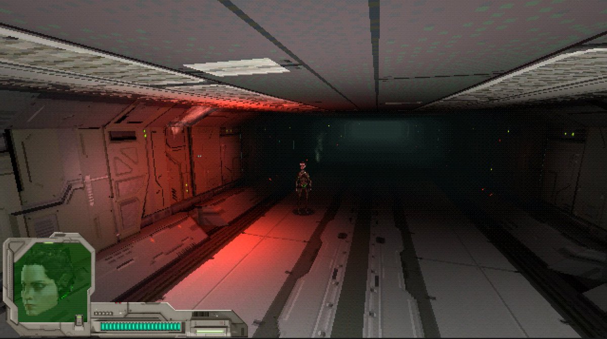 PolygonCrypt's tweet photo. Working on new UI for the game.
I'm a fan of odschool UI design and not a big fan of modern minimalistic approach.
https://t.co/xyuUevzzEO
#ghostsector #lowpoly #PS1 #PSX #horrorgame #scifigame https://t.co/WwkZSptxfD