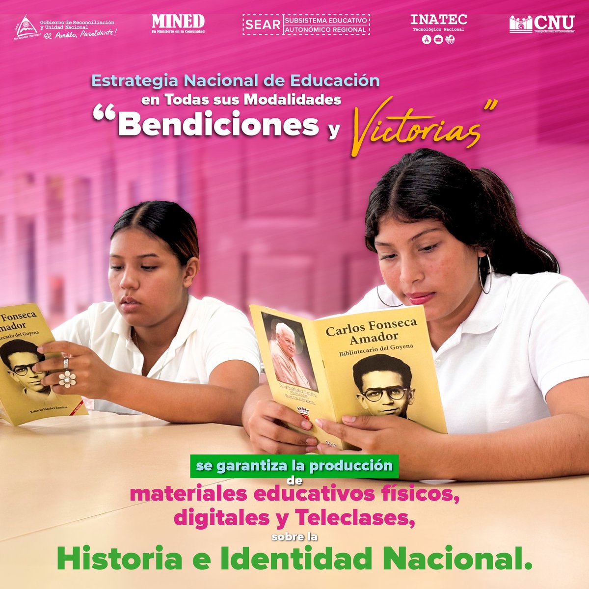 ✨📖 Desde la Estrategia Nacional de Educación el Sistema Nacional de Educación garantiza la producción de materiales educativos físicos, digitales y teleclases sobre nuestra valiosa Historia e Identidad Nacional 📚