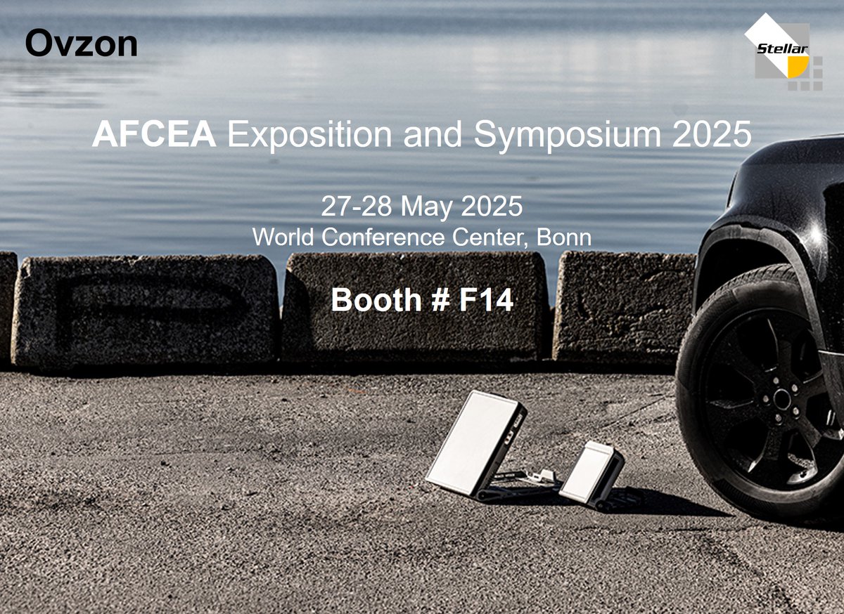 Ovzon will join its partner Stellar at AFCEA Bonn next week.
Pass by the booth and discover how our SATCOM-as-a-Service solutions enable cutting-edge user applications with the highest performance, mobility, and resiliency requirements for missions in near-peer or GPS-denied