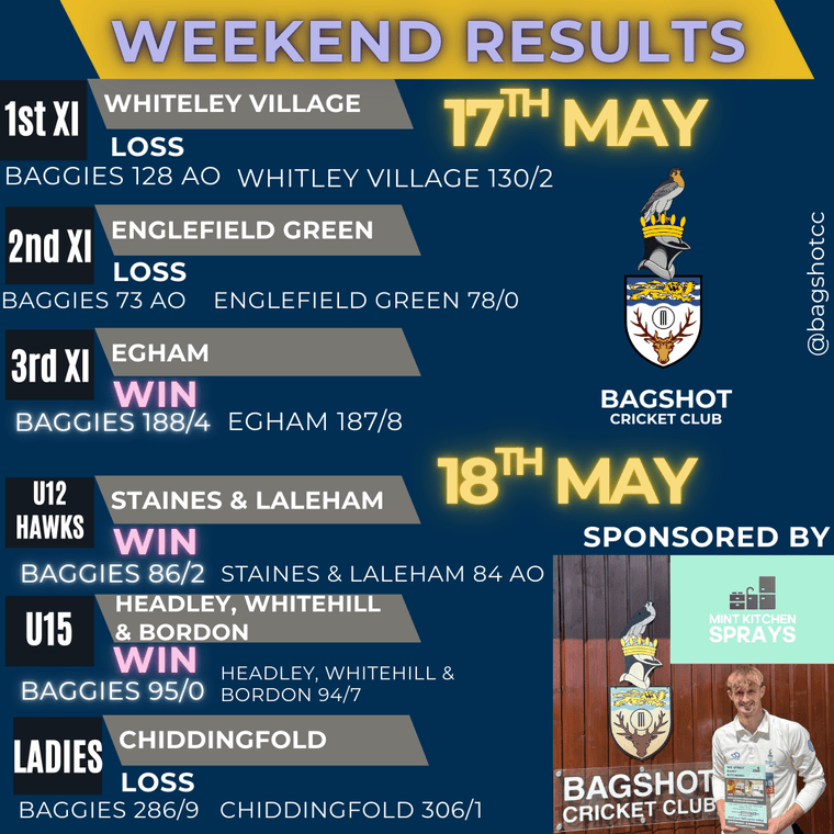 Bagshot Cricket Club tweet media