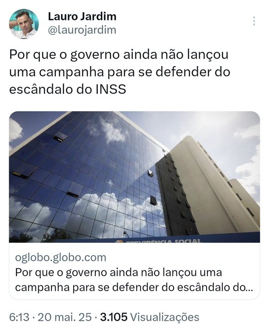 sergiorvitoria's tweet image. A campanha do governo Lula revela um desespero total: a única estratégia parece ser culpar Bolsonaro! O que estamos testemunhando é um "governo" que se recusa a assumir responsabilidades.

#INSS #Aposentados #FaltaDeResponsabilidade