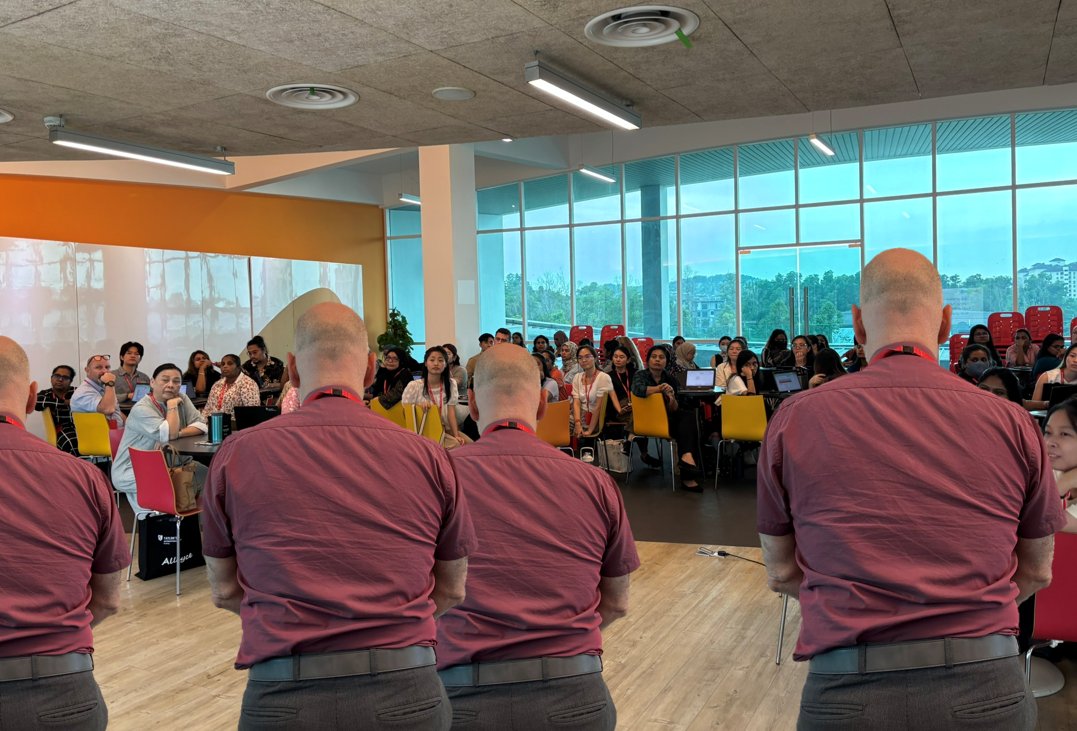 Discussion with cohort 2 <a href="/LshipMatters/">Leadership Matters</a>  on delegating and shared leadership. The problem with the invite is that if this person could do it by himself... he probably would! 
A school led by four Marco-clones would be a disaster!
We need the unique perspectives of all we lead with