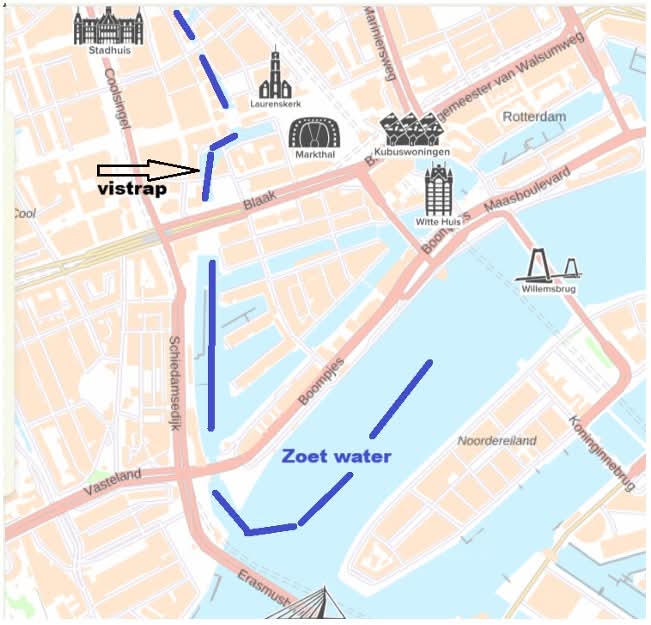 TOCHT vismigratie, dwars door de binnen stad #Rotterdam. Woensdag 21 mei 13.00 uur (verzamelen bij de vistrap Vissersdijk, schuin t.o. nr. 227). Meer info en aanmelden via <a href="/Groene_agenda/">Groene Agenda</a> 📲: degroeneagenda.nl/site/event/vis… 🐟.  Hoe zit het met deze vismigratieroute 👇 ?