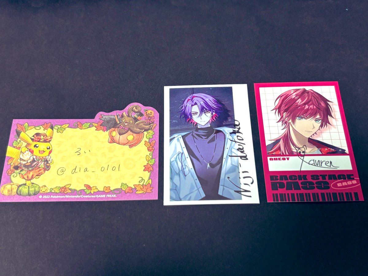 dia__0101's tweet photo. 【交換希望】
2時だとか  にじさんじ   1stLIVEグッズ

譲☞1枚目
求☞2枚目

郵送での交換希望です。
お気軽にお声かけください。 https://t.co/PjoGwx398e