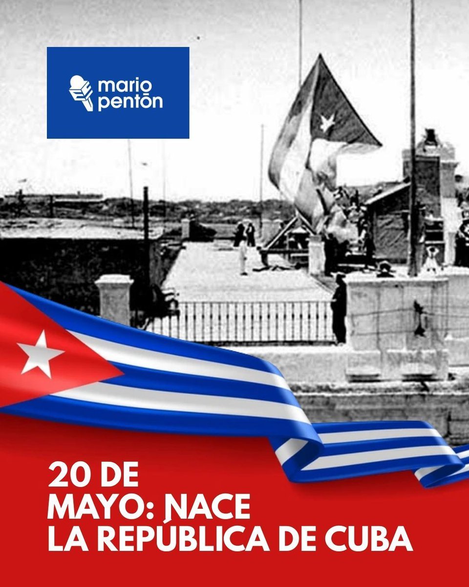 🌞El 20 de mayo de 1902 nació la República de Cuba, simbolizando la independencia y el inicio de un Estado soberano inspirado en ideas republicanas. La ceremonia fue presidida por figuras clave como Tomás Estrada Palma y Máximo Gómez, y representó el logro del sueño cubano de ver