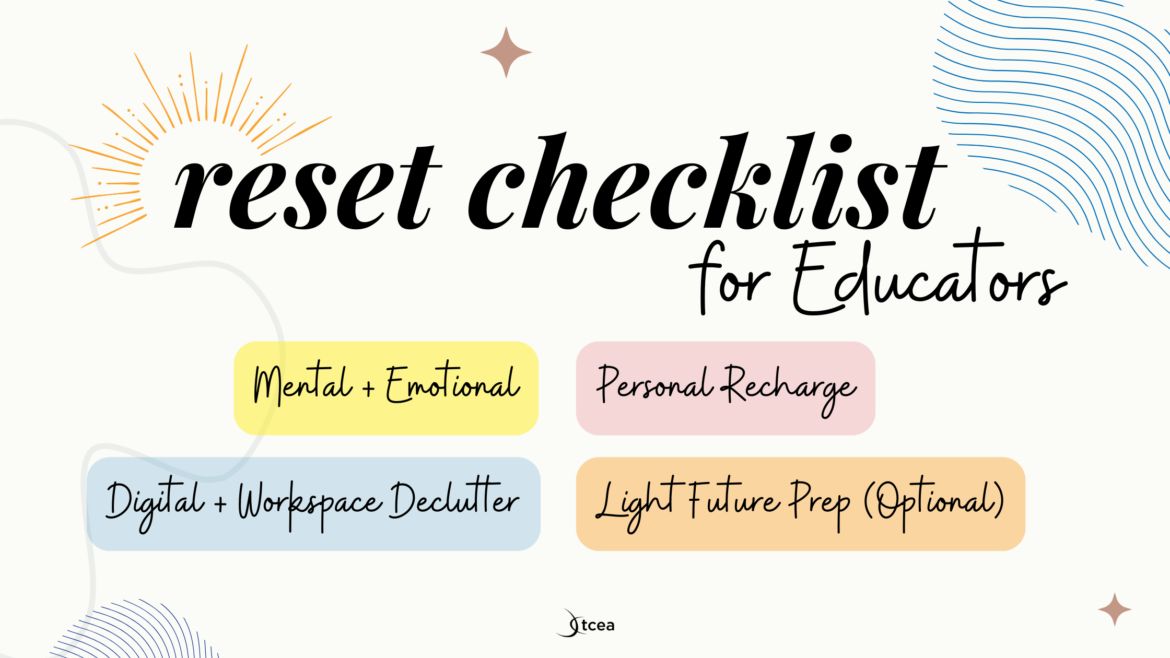 🧹 Before you hit “out of office”...
Clear the mental mess with this end-of-year teacher checklist.

Less stress now = smoother start in August. ⬇️ 

buff.ly/1Ecnix4 
#teachertwitter #educoach #teacherlife #k12