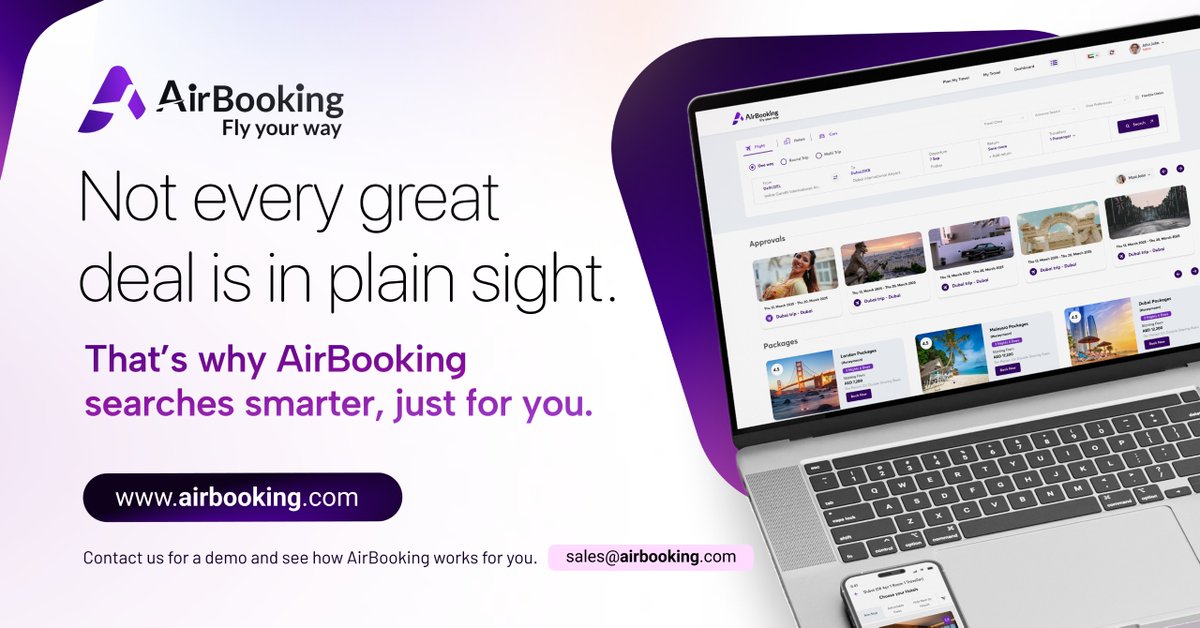 AirBookingUAE's tweet photo. Airbooking pulls in GDS, LCC, and NDC content into one view, so your team gets the best rates, instantly. Smarter search starts here. 

Drop us a line at sales@airbooking.com to know more.

#Airbooking #TravelTech #FareComparison #SmartSearch #GDS #LCC #NDC #TravelEfficiency https://t.co/3rcZEdeGdI