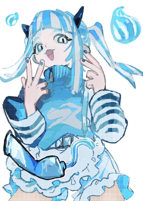 #クリエイター様の中に青の作品をお持ちの方はいらっしゃいませんか
