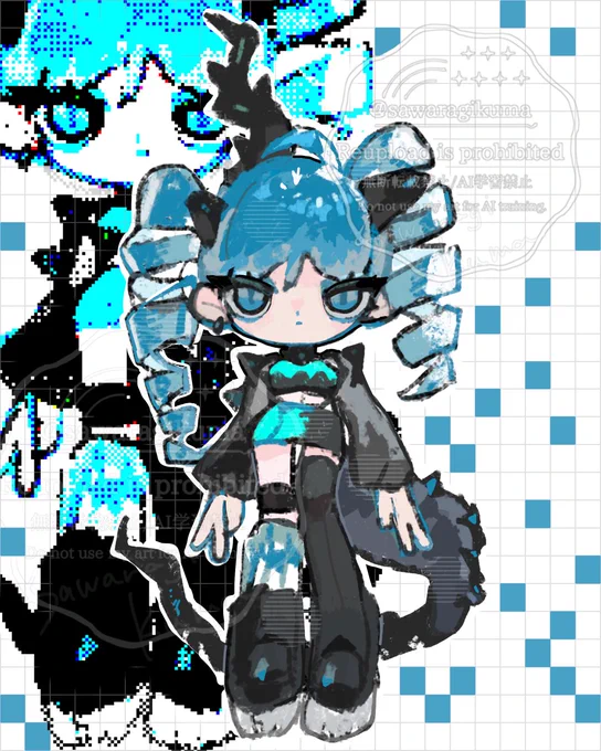 #クリエイター様の中に青の作品をお持ちの方はいらっしゃいませんか