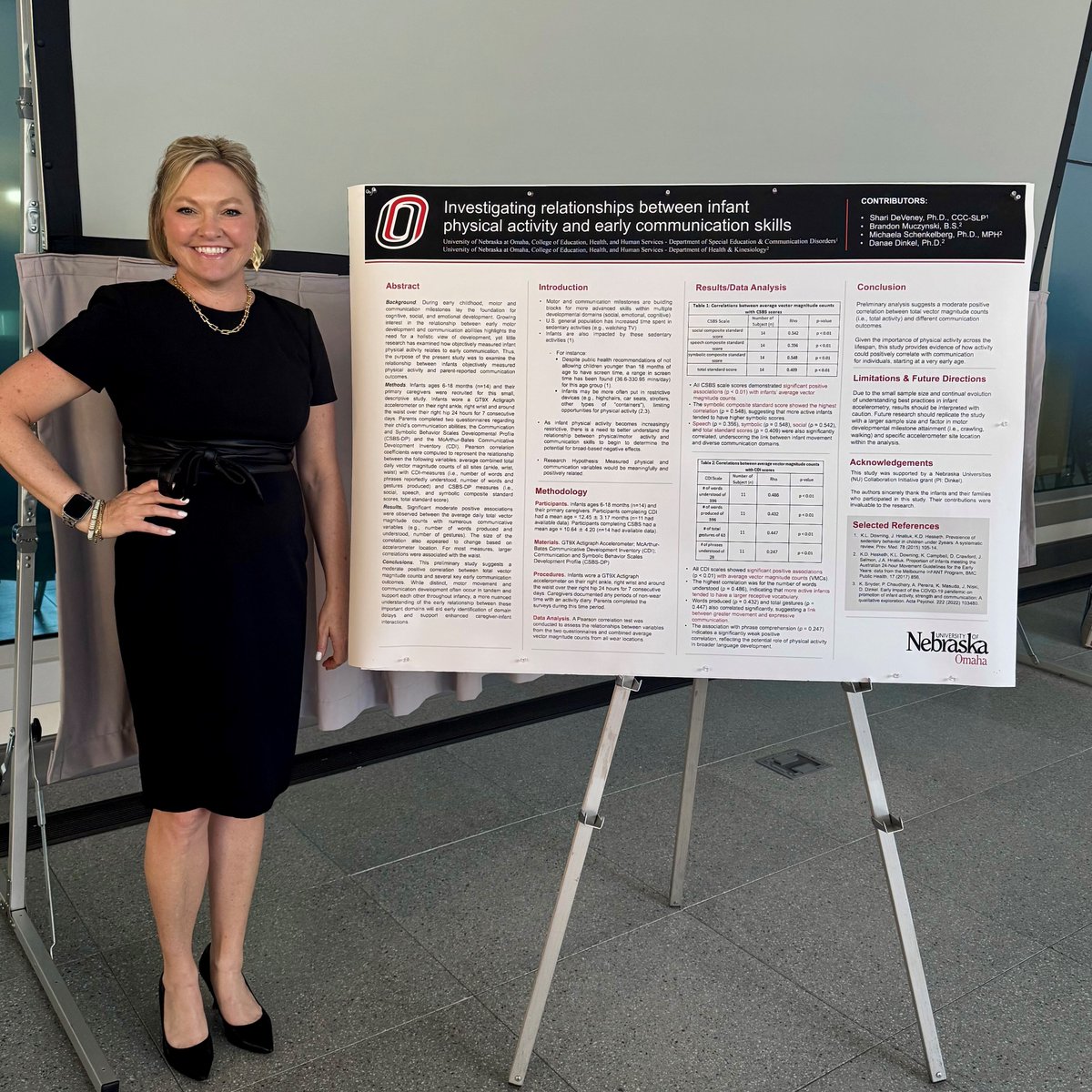 UNOSECD's tweet image. SECD shoutout to Dr. DeVeney on her poster presentation at the Child Health Research Institute's 23rd Annual Pediatric Research Forum held at Children's Nebraska. #educationmatters #research #slp @UNOSECD @unonsslha @SCEC_UNO @UNOCEHHS @UNOmaha @UNOExpl @UNOAlumni