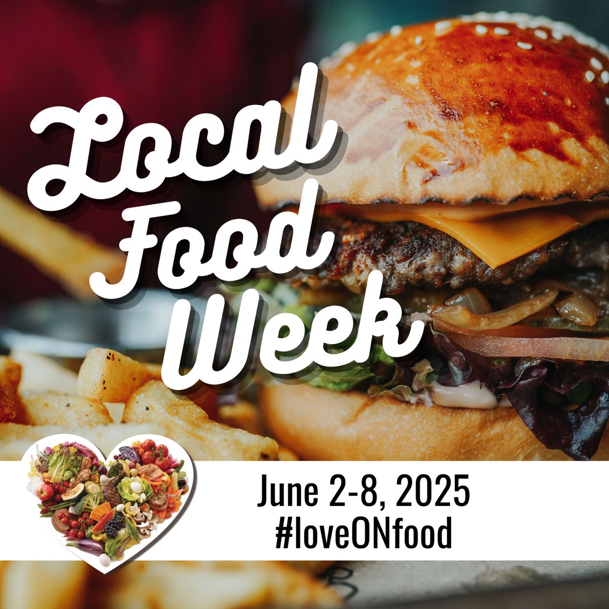 Get Ready, Ontario!
Local Food Week is almost here, and it’s time to celebrate the hardworking farmers and producers who make fresh, locally grown food possible. From vegetables and fruits to meats and cheeses. It’s the perfect time to enjoy a farm-to-table experience #loveONfood