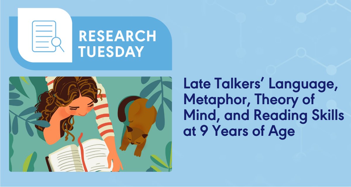 ASHA (@ashaweb) on Twitter photo #ResearchTuesday! Late talkers may continue to demonstrate lower outcomes related to reading and other language-related skills into young adulthood. Learn more in #JSLHR: at.asha.org/DW <a href="/ASHAJournals/">ASHA Journals</a> <a href="/SIGPerspectives/">SIGPerspectives</a> <a href="/CSDisseminate/">CSDisseminate</a> #SLPeeps #ResearchTuesday! Late talkers may continue to demonstrate lower outcomes related to reading and other language-related skills into young adulthood. Learn more in #JSLHR: at.asha.org/DW <a href="/ASHAJournals/">ASHA Journals</a> <a href="/SIGPerspectives/">SIGPerspectives</a> <a href="/CSDisseminate/">CSDisseminate</a> #SLPeeps