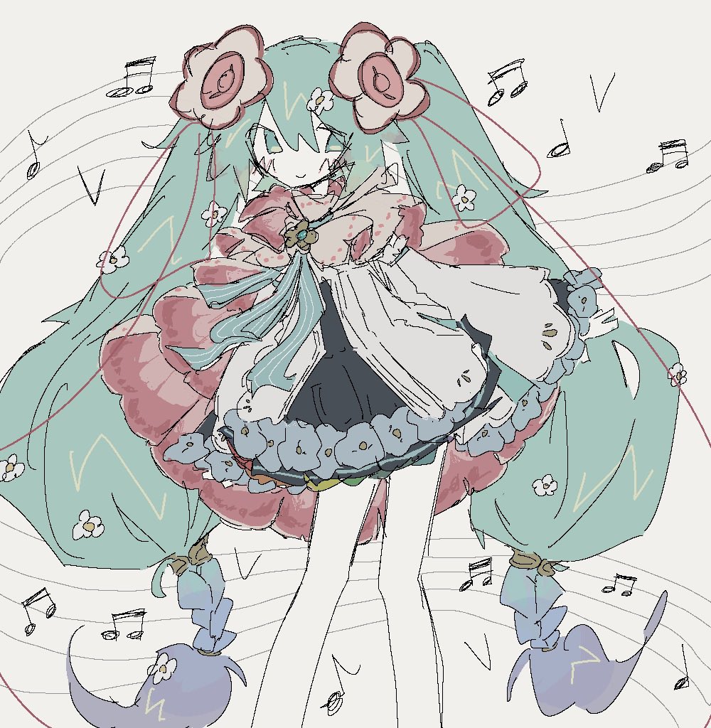 myon___x's tweet image. 再掲おはな🌸