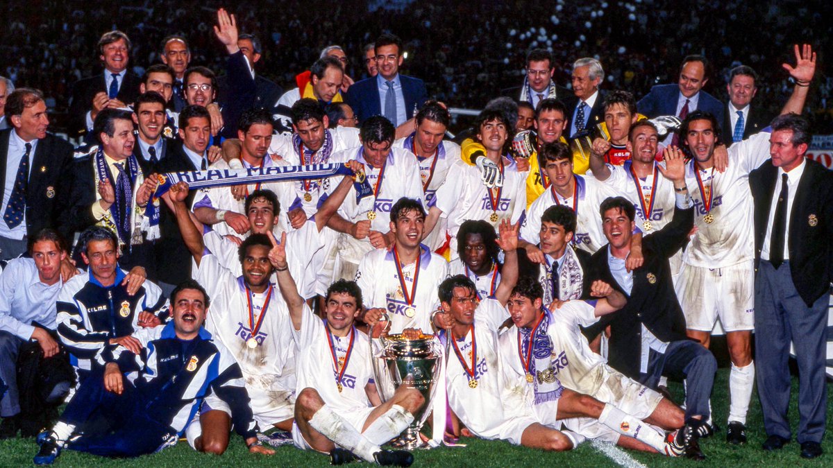 Real Madrid won their 7th Champions League, on this day, 27 years ago.

27 years later, no team has yet reached their 8th Champions League trophy.

👑