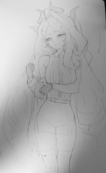 ヒナのラフ 