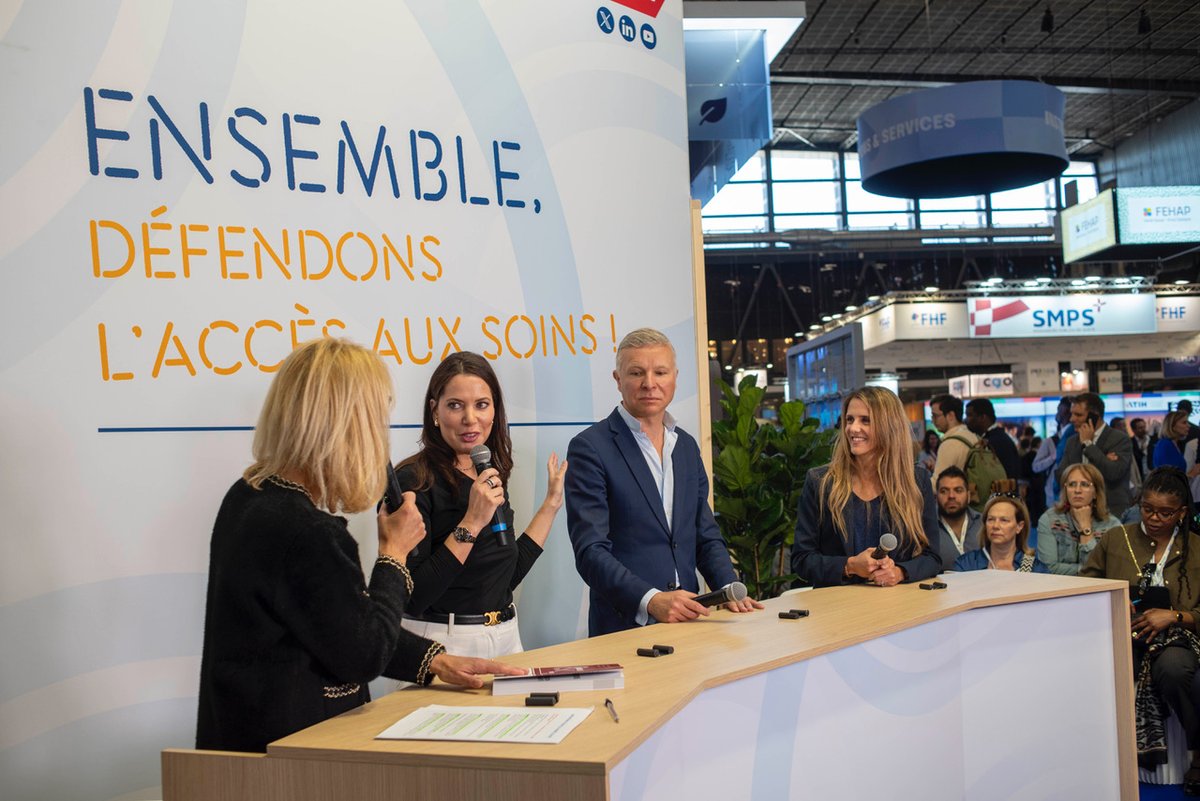 🔎 Retour sur un temps fort de <a href="/parisSANTEXPO/">SantExpo</a> :
Présentation de l’ouvrage « Innovations et prévention en santé » lors de notre 1ère table ronde.
Merci à Anne Beinier, <a href="/yannbubien/">Yann Bubien</a> et Aude d’Abbadie pour la richesse des échanges !

#FHPSANTEXPO2025 #Prévention #Innovation #FHP