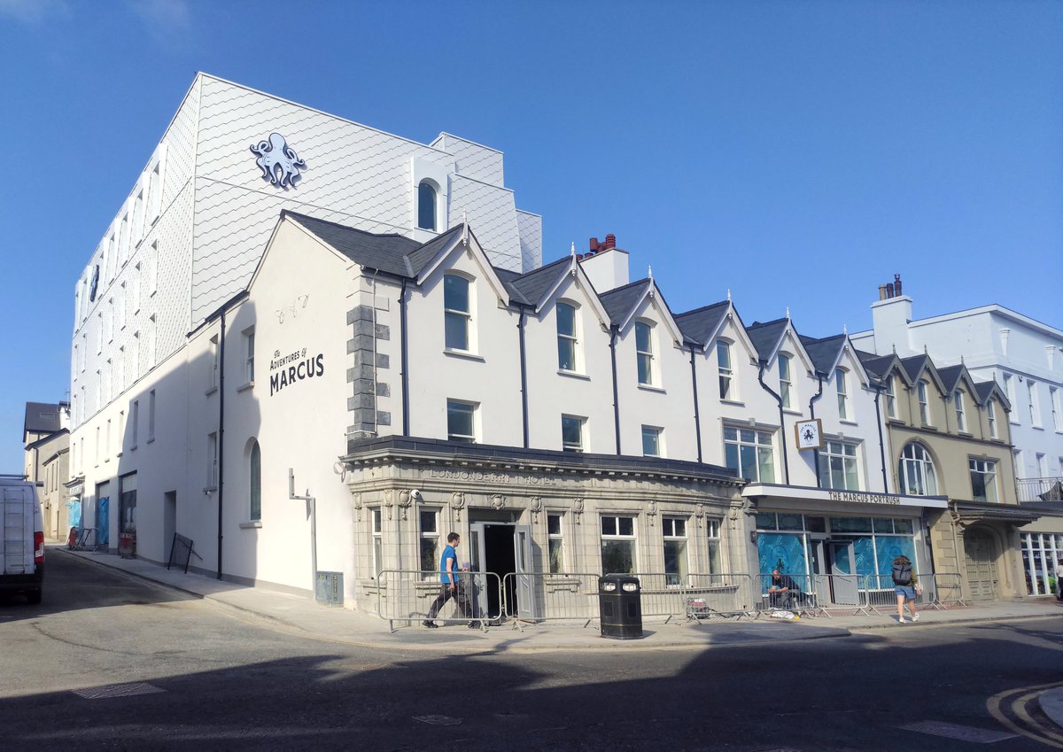 bohoman's tweet photo. #TheMarcus , #Portrush nearing completion. Due to open this summer. The #AtlanticBar is also being revamped. Tuesday 20th May 2025. 🏗️☀️ https://t.co/pEgHwsrDV5