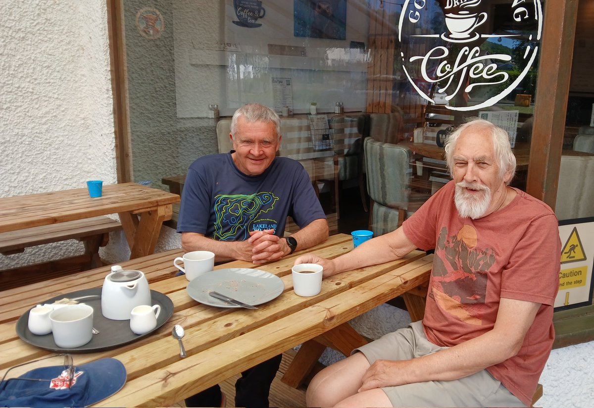 Great to catchup with Joe Ritson over coffee in  Coniston last week and natter about maps and fellrunning.