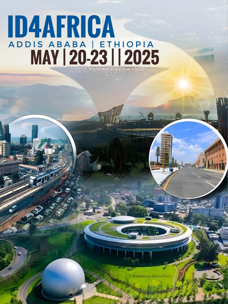 marami_len's tweet image. #Get ready for #ID4Africa2025 in Ethiopia! From May 20, Finfinne becomes the hub of Africa’s digital identity conversation. #TechForAfrica #DigitalID