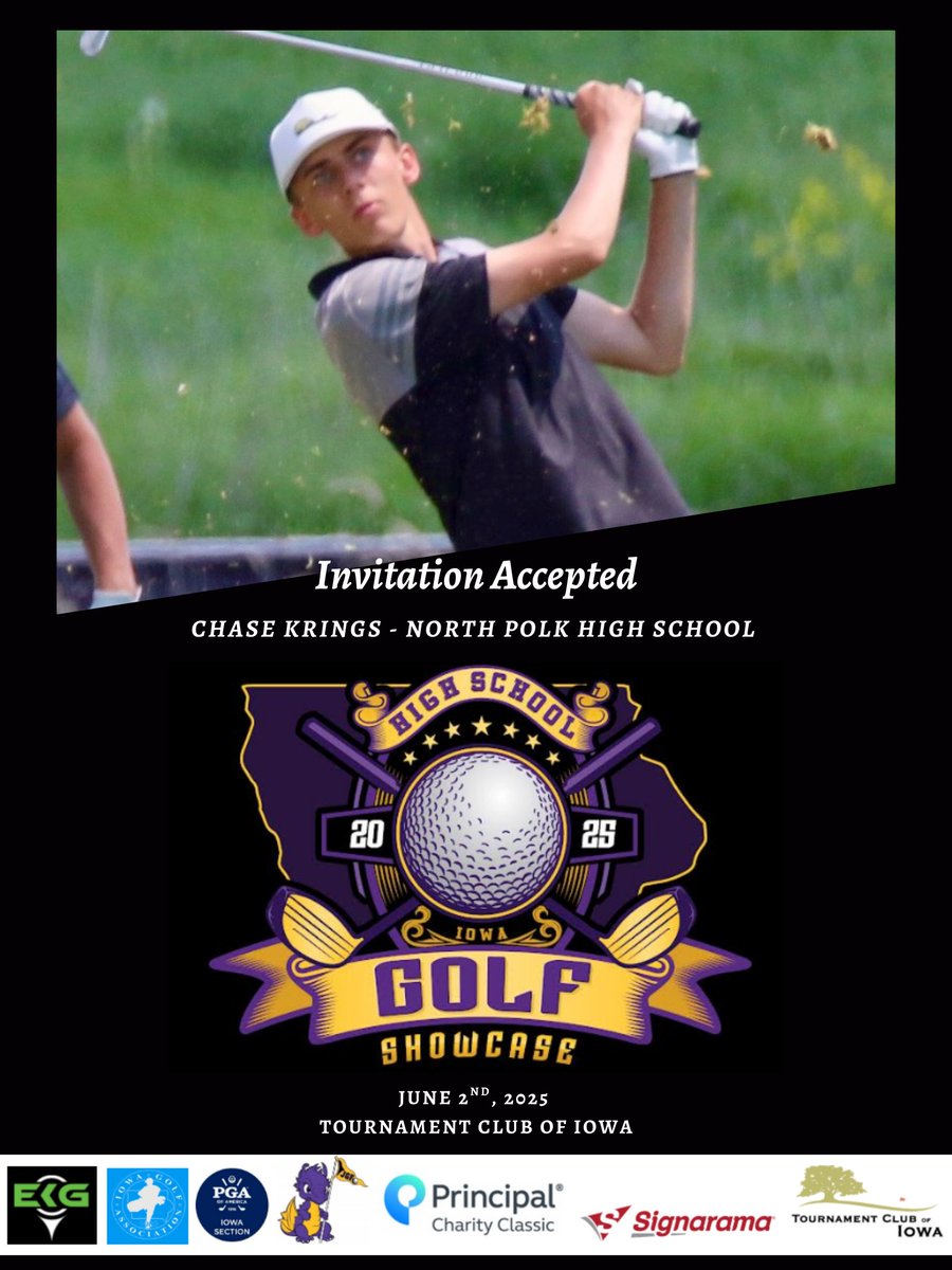 Let's meet our 2025 Iowa High School Golf Showcase Invitees...