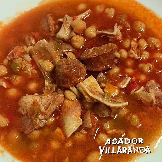 Villaranda_'s tweet photo. ¡Un guiso irresistible! 😋 Garbanzos con oreja y chorizo 🐷 Cada cucharada es una explosión de texturas y sabores que te transportará directamente a las raíces de nuestra gastronomía.

¿Te atreves a probarlo? ¡Te esperamos! 🤤🍲

#GarbanzosConOreja #AsadorVillaranda #Alcorcon https://t.co/krkPAt8ZZt