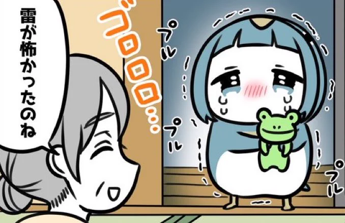 【オンまゆちゃん】
雷が苦手なオンまゆちゃんはおばあちゃんと一緒に寝るよ🐧
おばあちゃんといると心から安心するみたい 