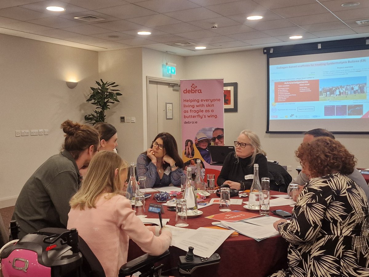 debraireland's tweet photo. At our 6th #EB Expert workshop, lived experience led the way. The key areas of focus were advancing #EBresearch and evolving how Debra communicates with the #EBcommunity and the public.
Find out what happened and read the workshop report here👉https://t.co/bGe82fbk8w
#PPI #EB https://t.co/riHH37ps61