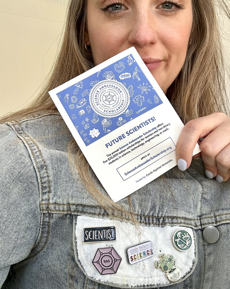 Caitlin Vander Weele, PhD (@caitvw) on Twitter photo Almost deleted the email from Cards Against Humanity about supporting their Science Ambassador Scholarship — it felt too perfect to be real.
But it was. <a href="/stellatecomms/">Stellate Communications</a> is honored to support this joyful, values-aligned program & the next gen of science communicators 🧪 Almost deleted the email from Cards Against Humanity about supporting their Science Ambassador Scholarship — it felt too perfect to be real.
But it was. <a href="/stellatecomms/">Stellate Communications</a> is honored to support this joyful, values-aligned program & the next gen of science communicators 🧪