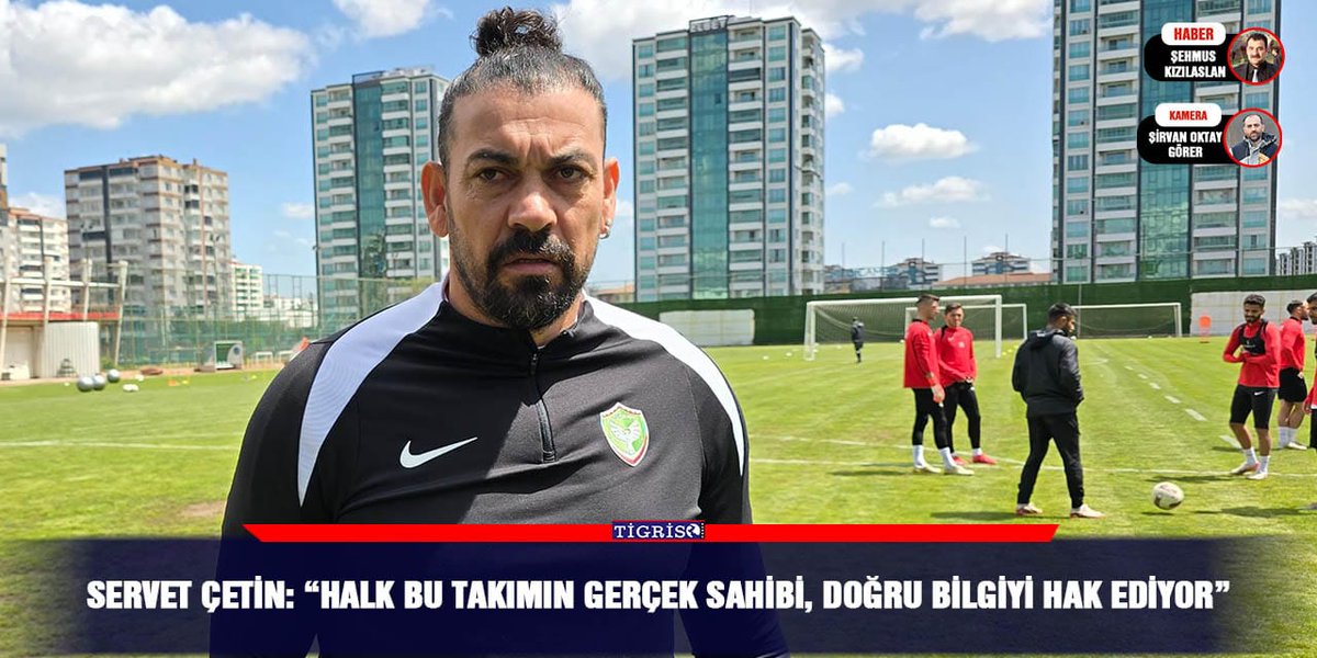 Servet Çetin'i de afiyetle yediniz! 

Amedspor'un has taraftarlarını tenzih ederek şunları söylemeden geçemeyeceğim:

Amedspor'un kimliği var, anlamı var diyorsunuz ama sahayı maddeyle, stadı çöple dolduruyorsunuz. Amedspor değerimizdir deyip lüks arabalarınıza binerek GS'nin