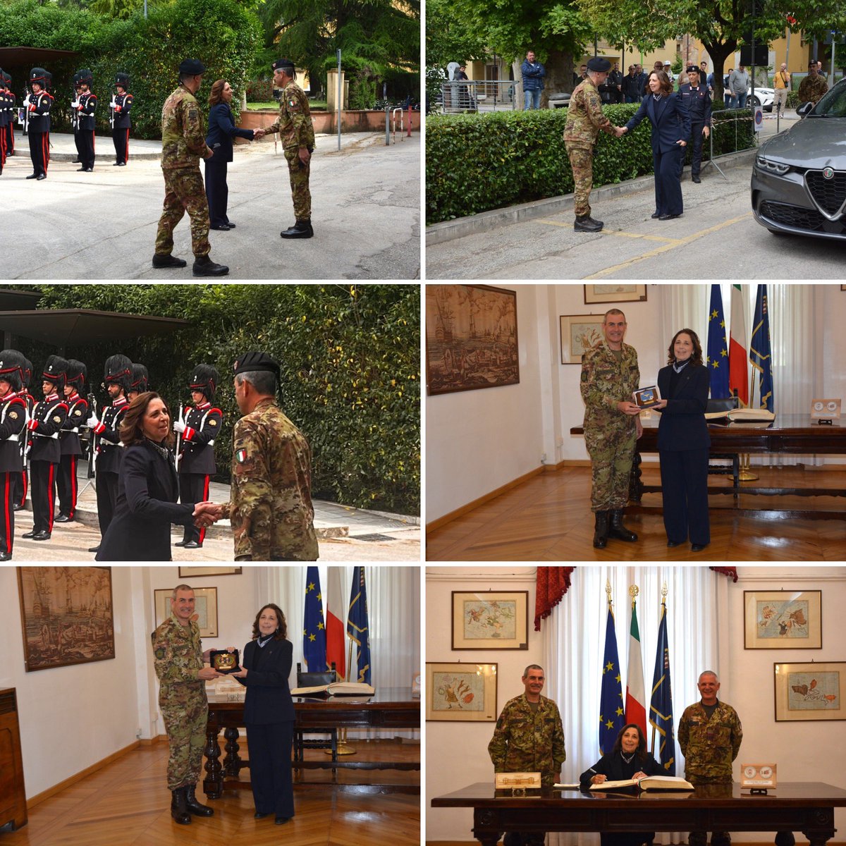 isabellarauti's tweet photo. #Foligno Centro #Selezione #Reclutamento Nazionale #Esercito #CSRNE #casermaGonzaga

📚 Visita al Centro di Selezione e Reclutamento Nazionale #Esercito dove si svolgono tutti i concorsi per accedere alla Forza Armata; nel 2024 sono stati oltre 77.000 i candidati selezionati a Foligno per #AccademiaMilitare #ScuoleMilitari #AllieviMarescialli #AllieviSergenti #VFI

📍 Il #Centro è il cuore dell’Area di #selezione valorizza il capitale umano e stabilisce le idoneità in base ai requisiti psicofisici necessari per iniziare il percorso militare ed entrare nella famiglia della #Difesa
 
🖥️ Il #CSRNE per il #reclutamento ha un personale pregiatissimo ed un sistema digitalizzato ed informatizzato di alto livello, a tutela della privacy dei concorrenti ed in grado di ottimizzare l’intero processo e di velocizzare i tempi delle procedure

🇮🇹 È qui che tutto ha inizio, è qui che comincia l'impegno al servizio della #Patria per chi fa questa scelta 

@GuidoCrosetto @MinisteroDifesa @SM_Difesa @Esercito @ItalianAirForce @ItalianNavy @_Carabinieri_ @reportdifesa @difesa_online @cybernaua @InfoDivise2 @GazzettaFoligno @Folignonotizie 
#UnaForzaperilPaese #forzearmate #Esercitodegliitaliani #Alserviziodelpaese #difesa #esercito #Foligno #selezione #reclutamento
