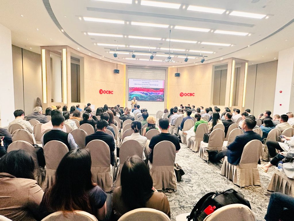 India In Shanghai (@indiainshanghai) on Twitter photo #AIForGoodAndForAll ๐ฎ๐ณ ๐
India's AI vision shines in Shanghai โ๏ธ ๐
CG <a href="/PratikMathur1/">Pratik Mathur</a> participated in the annual technology symposium of the Singapore Chamber of Commerce, one of the largest and oldest business chambers in the region.
The invitation was a reflection of the #AIForGoodAndForAll ๐ฎ๐ณ ๐
India's AI vision shines in Shanghai โ๏ธ ๐
CG <a href="/PratikMathur1/">Pratik Mathur</a> participated in the annual technology symposium of the Singapore Chamber of Commerce, one of the largest and oldest business chambers in the region.
The invitation was a reflection of the