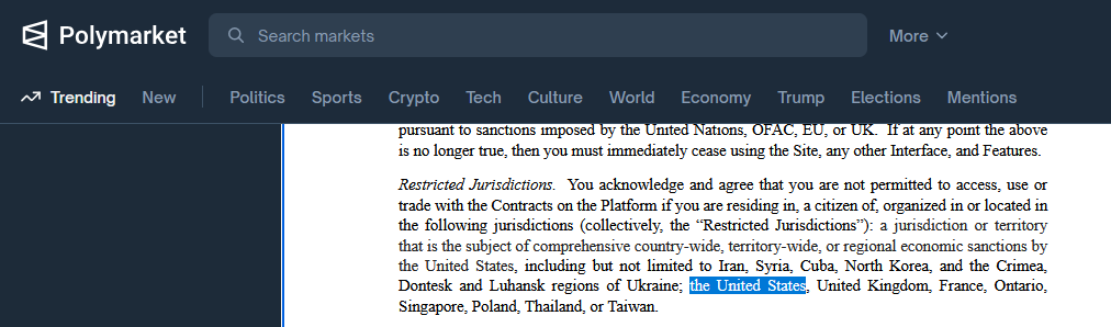 Piotr_Milinski's tweet photo. @TrysteroBlog Ciekawe - teoretycznie TOS zabraniają tradingu z USA https://t.co/4F6A5izWlp