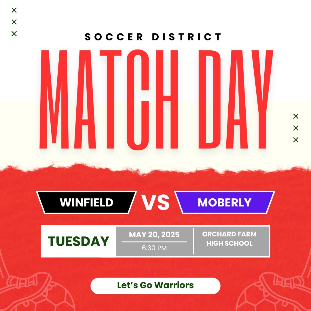 1st round of districts start today.  Let's go Warriors!