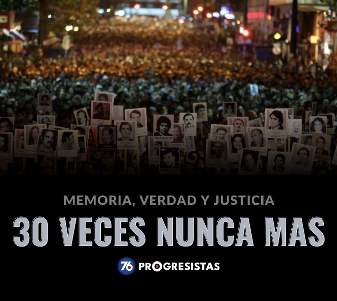Un nuevo 20 de mayo nos sigue encontrando reclamando memoria, verdad y justicia.

Nunca más.