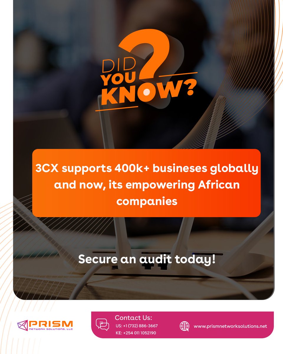 PrismNS_africa's tweet photo. From global enterprises to fast-growing African startups—it’s the gold standard for cloud calling, messaging, and video. And now? It’s helping businesses work smarter, scale faster, and stay connected—locally and globally. DM us to learn more. #ITSolutions #Prismnetwork https://t.co/W37NMdwQsz