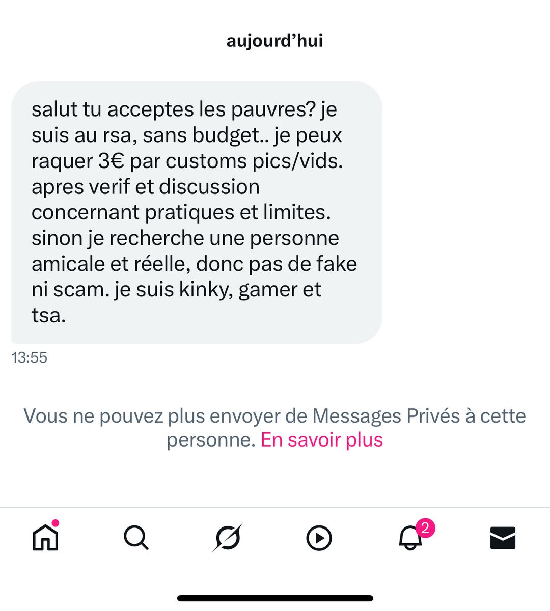 adrifindom's tweet photo. PTDRRRRRRR
Tutoiement + 3€ de budget 😂😂😂😂 https://t.co/hDoDxV26ug