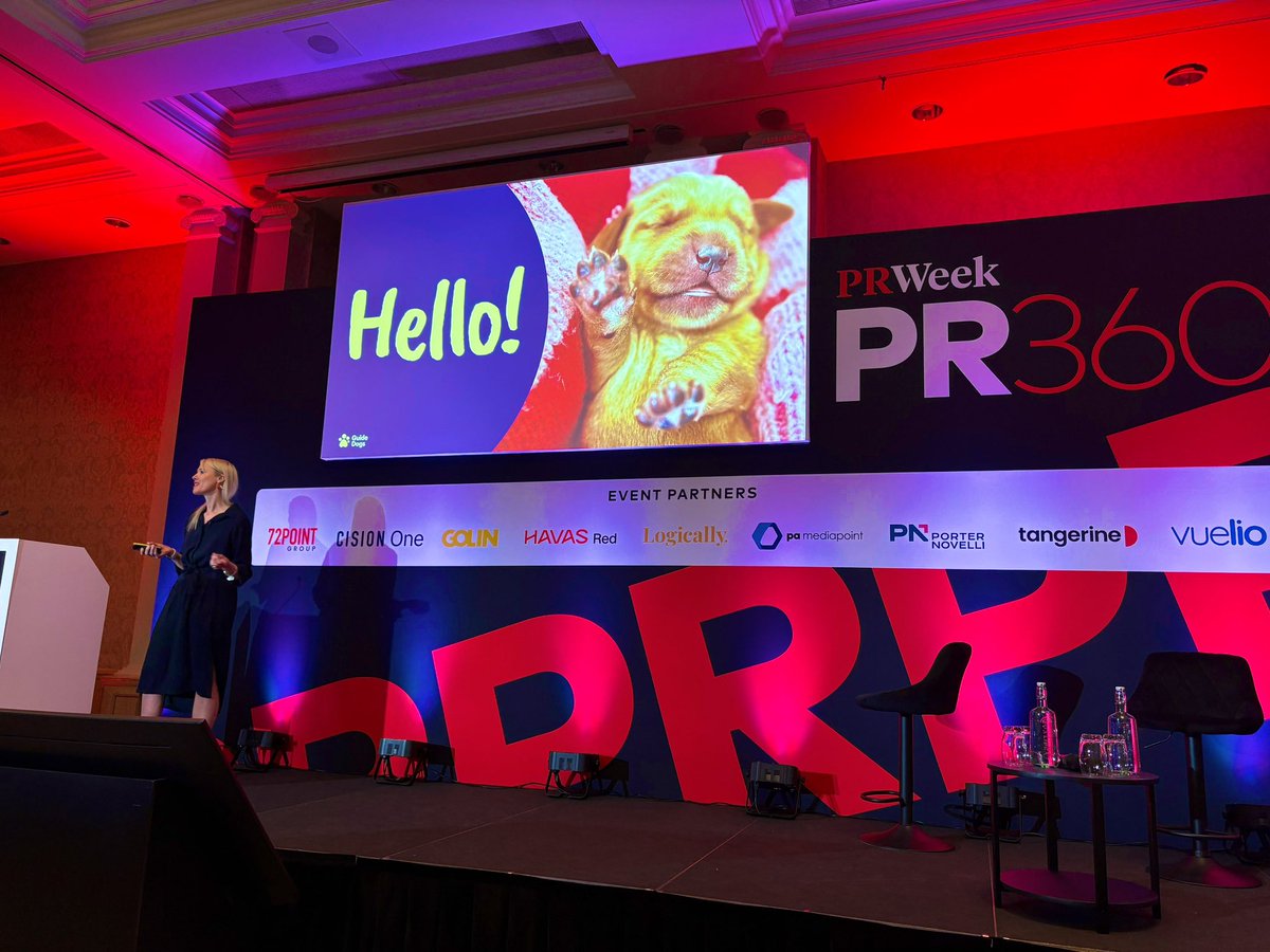 Ina_Christova's tweet image. Loving @prweekuknews’s event in Brighton today! With speakers from @TheO2, @guidedogs, @Eurostar, @Cision and so many other amazing brands, it’s been super cool to hear more about some top creative and visual approaches to comms & storytelling! 💫 #PR360