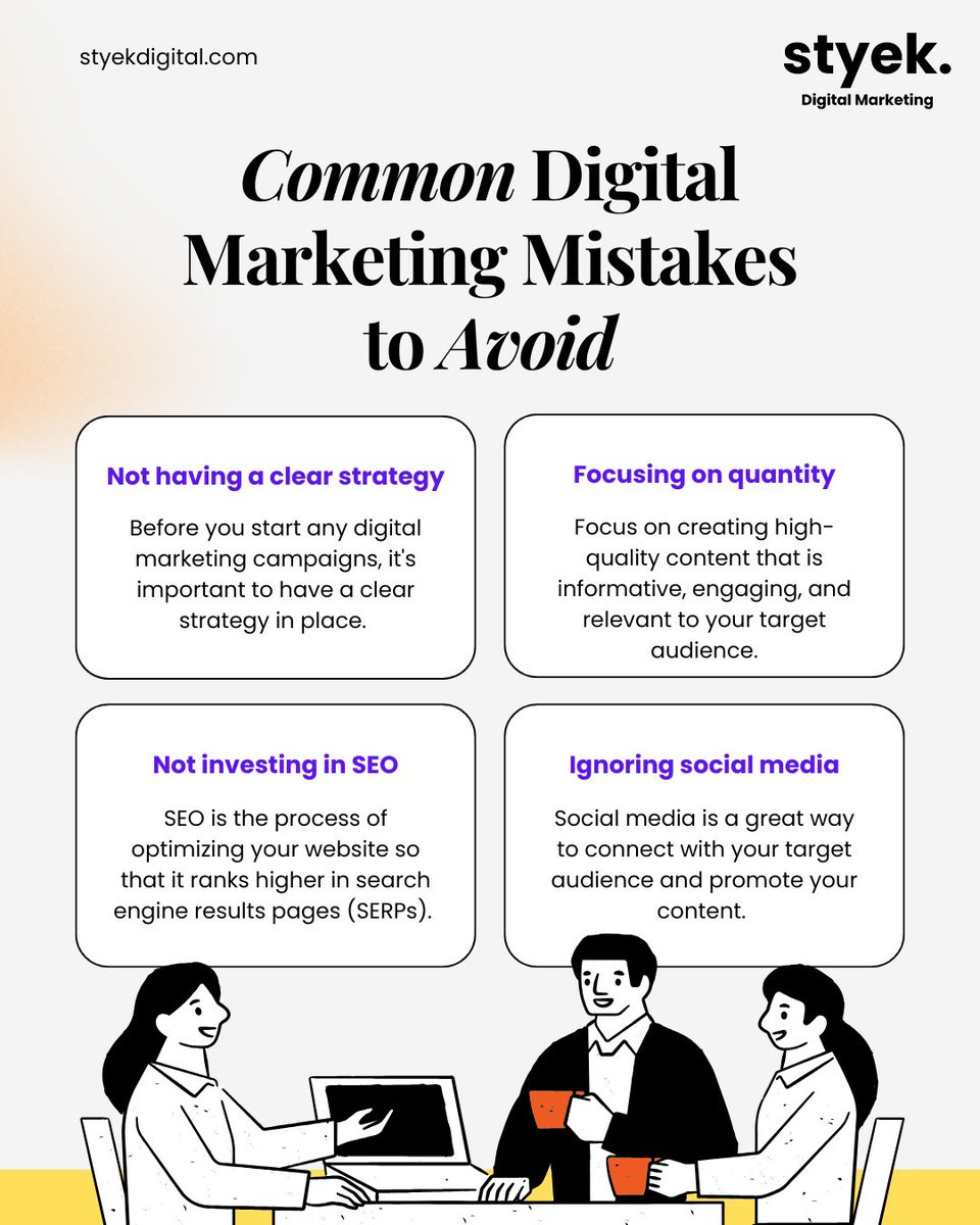 styekdigital's tweet photo. Making these mistakes?
– Boosting without a plan
– Ignoring SEO
– Posting without intent

We fix what others miss.
#DigitalMarketingMistakes #SEOHelp #PuneBusinesses #OnlineMarketing #MarketingTips https://t.co/TLeUYwshT2
