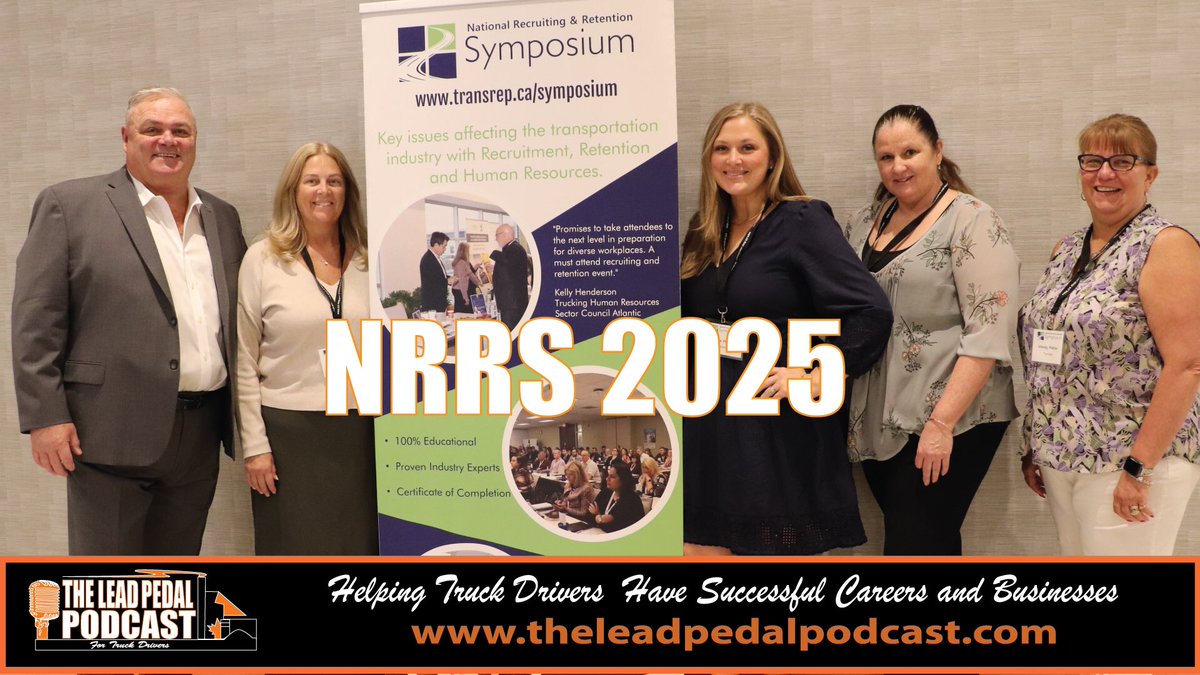 theleadpedal's tweet photo. If you listened to our full podcast recap of #NRRS2025 then you know how much fun we had at the event this year. Here is the video version. Well done Transrep. https://t.co/ldVSCTZ42u #trucking #symposiums #conferences #events #recruiting #retention #transrep @Transrepcanada https://t.co/zCA5lreQiW